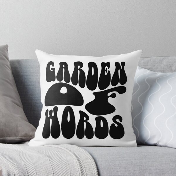 Item preview, Garden of Words Text Monochrome White designed and sold by Meepuruproject.