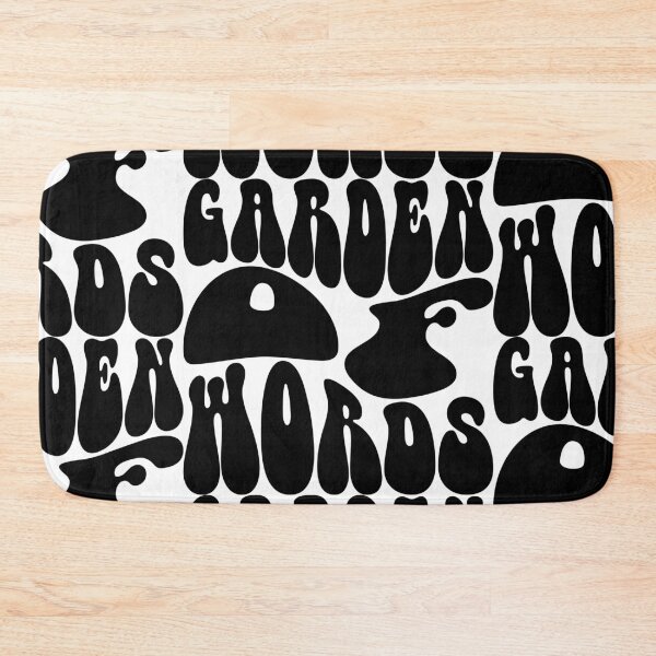 Item preview, Garden of Words Text Monochrome White designed and sold by Meepuruproject.