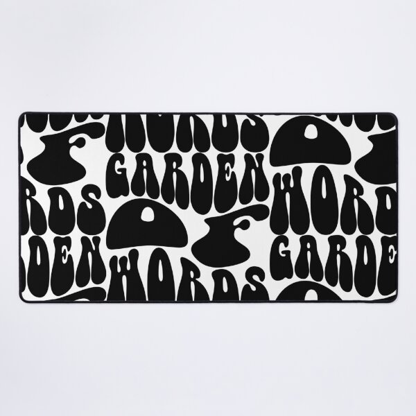 Item preview, Garden of Words Text Monochrome White designed and sold by Meepuruproject.