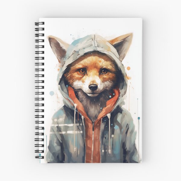 Item preview, Watercolor Fox Hoodie Sweater designed and sold by junkydotcom.