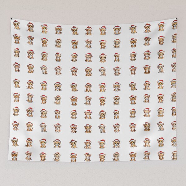 Item preview, Christmas Tiger - Stickers Bundle, Stickers - 16 pieces designed and sold by sabantha.