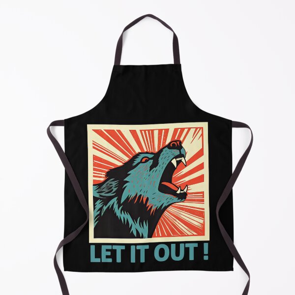 Item preview, Howl it out - graphic design wolf designed and sold by DarkEnough.