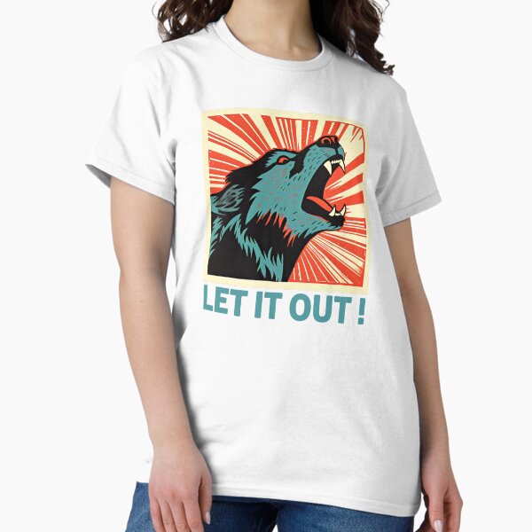Item preview, Howl it out - graphic design wolf designed and sold by DarkEnough.