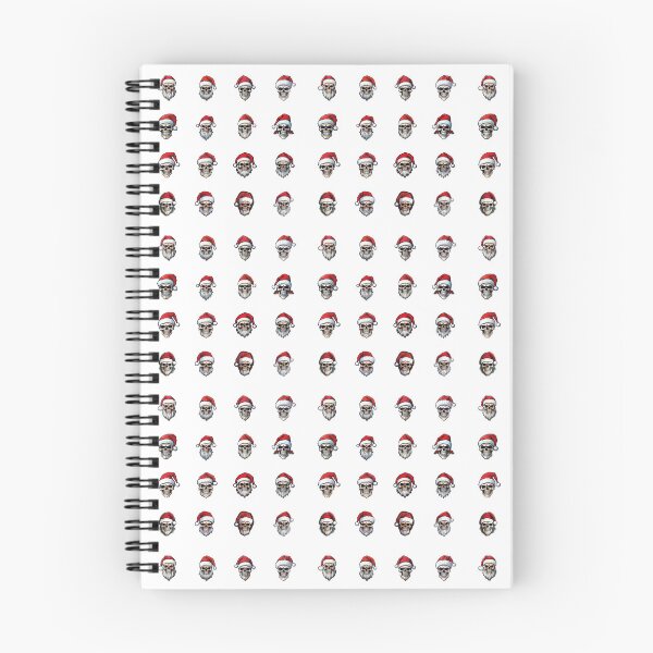 Item preview, Skulls with Santa hat - Stickers Bundle, Stickers - 16 pieces designed and sold by sabantha.