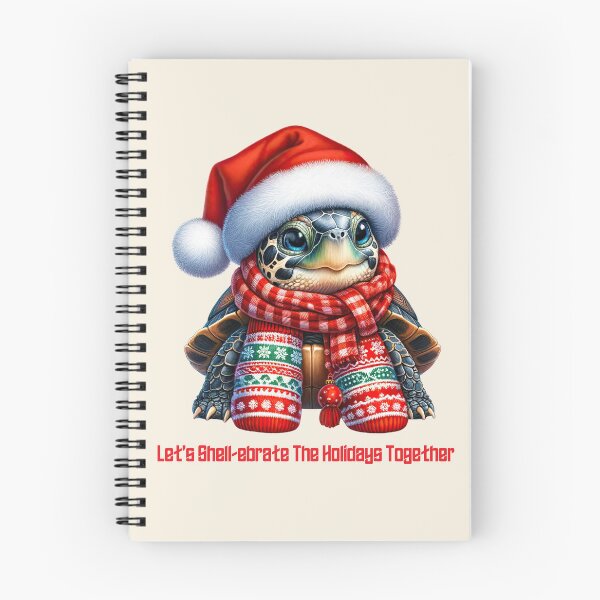 Item preview, Let's shell-ebrate the holidays together! (Sea turtle) designed and sold by Lisa Weber.