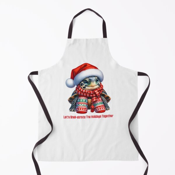 Item preview, Let's shell-ebrate the holidays together! (Sea turtle) designed and sold by Lisa Weber.