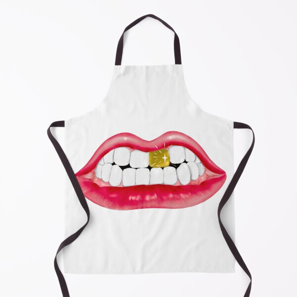 Item preview, Red Lips with one gold teeth designed and sold by Anggiena.