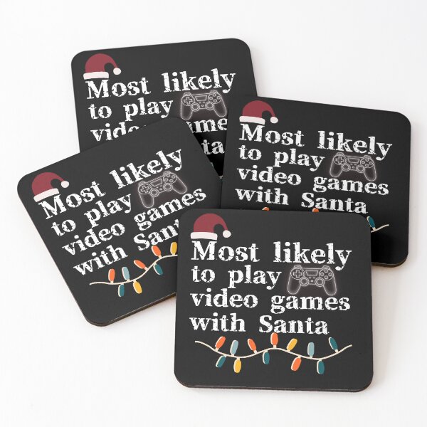 Item preview, Most likely to play video games with Santa designed and sold by Azrou shop.