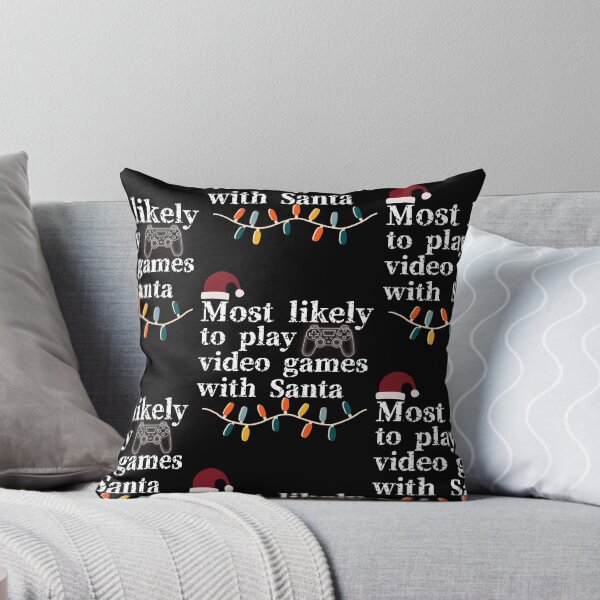 Item preview, Most likely to play video games with Santa designed and sold by Azrou shop.