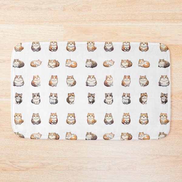 Item preview, Chubby cats - sticker bundle, stickers - 16 pieces designed and sold by sabantha.