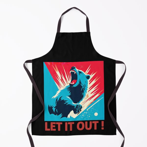 Item preview, Bear roaring - graphic design designed and sold by DarkEnough.