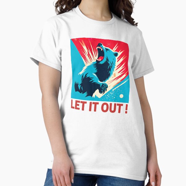 Item preview, Bear roaring - graphic design designed and sold by DarkEnough.