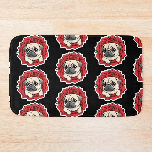 Item preview, Pug in Rose designed and sold by ChozenOne562.