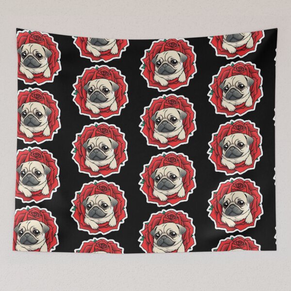 Item preview, Pug in Rose designed and sold by ChozenOne562.