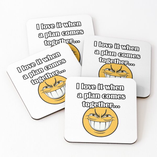 Item preview, I love it when a plan comes together  designed and sold by LinkyLankStank.
