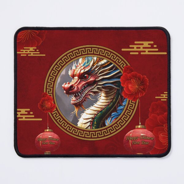 Item preview, Happy  new chinese dragon year designed and sold by nicky2342.