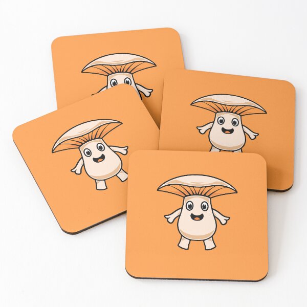 Item preview, Smiling Japanese Shiitake Mushroom illustration designed and sold by cubbone.