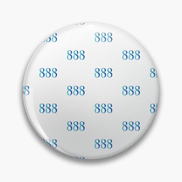 Item preview, Angel Number Blue Gradient Look Design - 888 designed and sold by MyMysticalMagic.