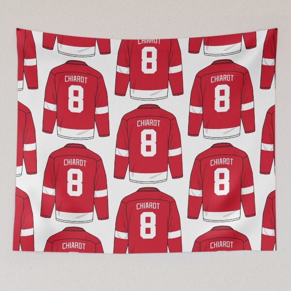 Item preview, Ben Chiarot Detroit jersey designed and sold by Tarroi.