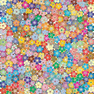 Artwork thumbnail, Flower Pattern by MakeWayDesign