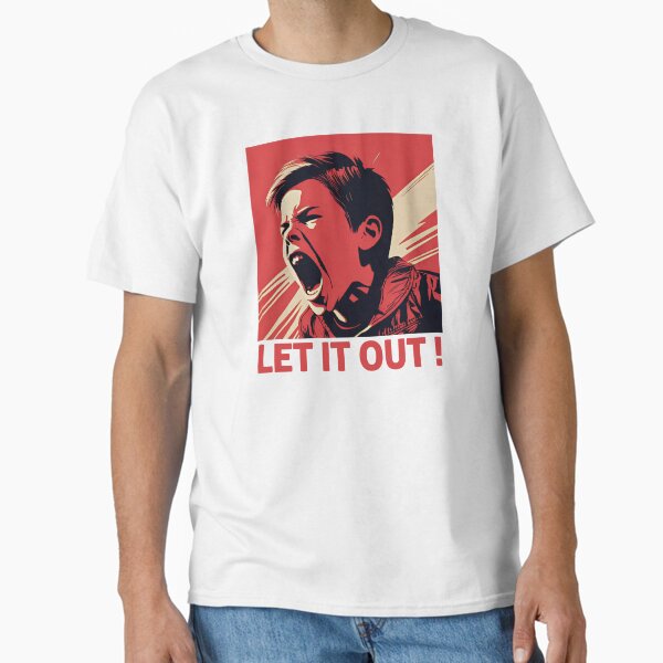 Item preview, Kid in red screaming designed and sold by DarkEnough.