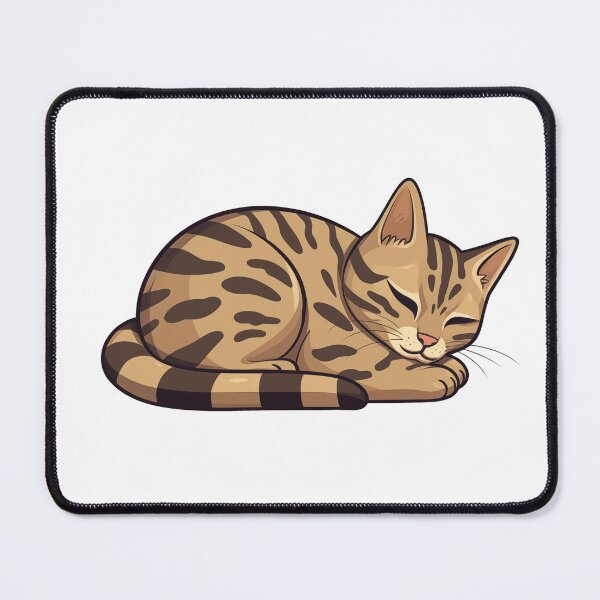 Item preview, Tabby Bengal Cat Napping Sleeping designed and sold by babu-babu-.