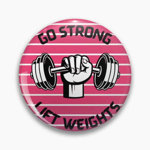 Item preview, Go Strong Lift Weights - Gym Lover designed and sold by LMoonDesigns.