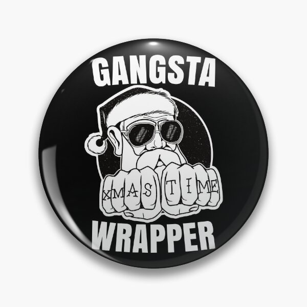 Item preview, Gangsta Wrapper, Santa Claus, Funny Christmas  designed and sold by Porcupine Tees ⭐⭐⭐⭐⭐.