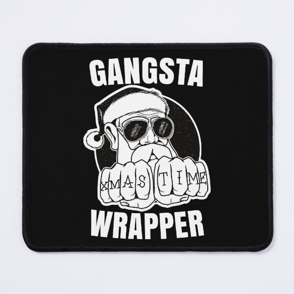Item preview, Gangsta Wrapper, Santa Claus, Funny Christmas  designed and sold by Porcupine Tees ⭐⭐⭐⭐⭐.