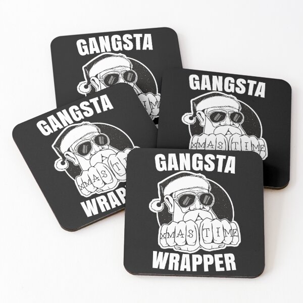 Item preview, Gangsta Wrapper, Santa Claus, Funny Christmas  designed and sold by Porcupine Tees ⭐⭐⭐⭐⭐.