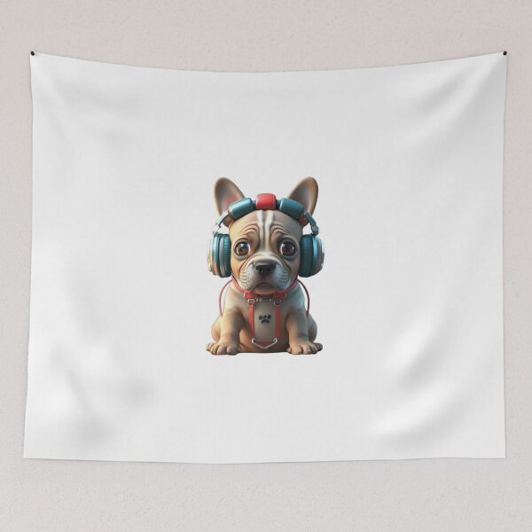 Item preview, Dog And Music designed and sold by SmileShop888.