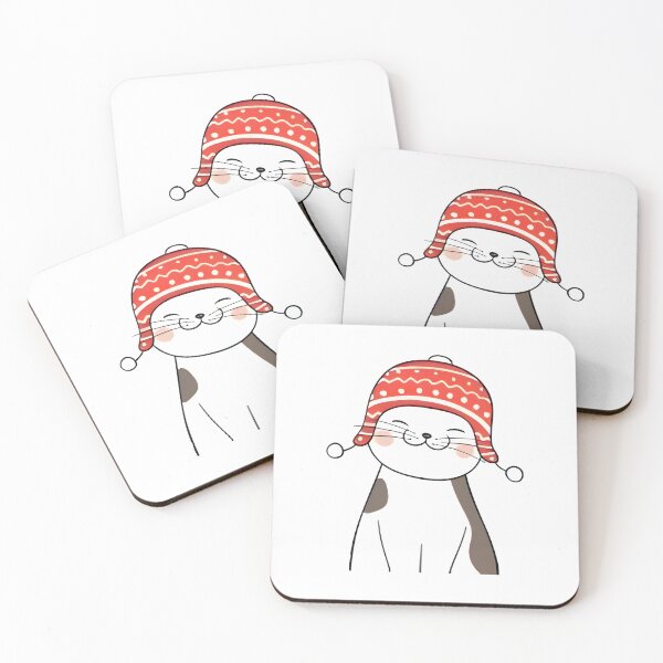 Item preview, hello winter cat designed and sold by ipoppppp.