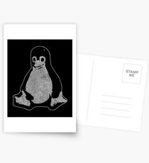 Linux Penguin Postcards