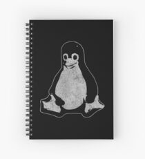 Linux Penguin Spiral Notebook