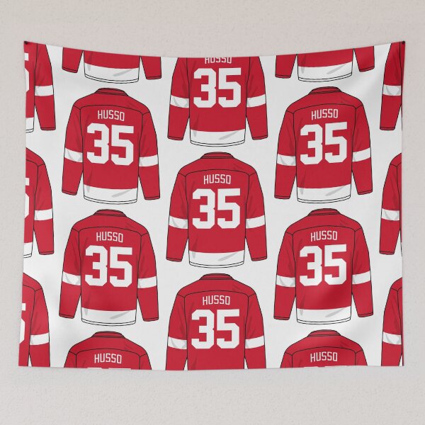 Item preview, Ville Husso Detroit jersey designed and sold by Tarroi.