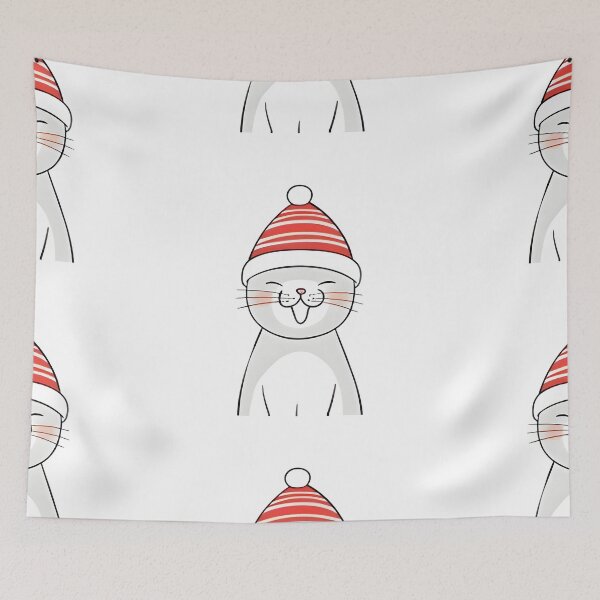 Item preview, hello winter cat designed and sold by ipoppppp.