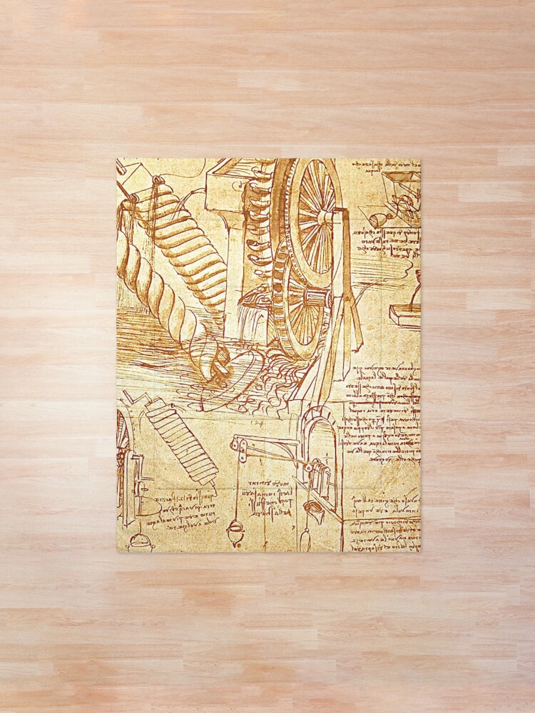 Alternate view of Leonardo da Vinci Comforter