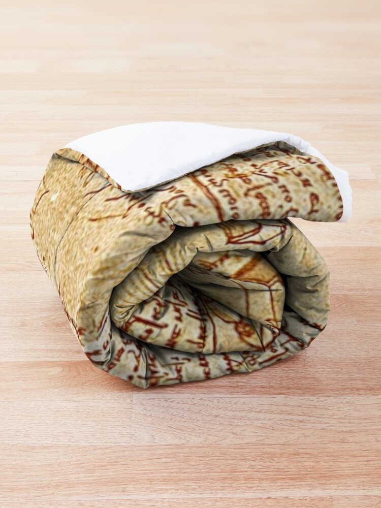 Alternate view of Leonardo da Vinci Comforter
