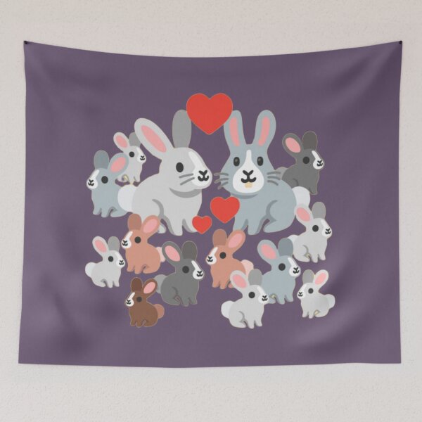 Item preview, Bunnies family | Cute Bunnies collection | Baby Bunnies  designed and sold by GENZ-CREATIVES.