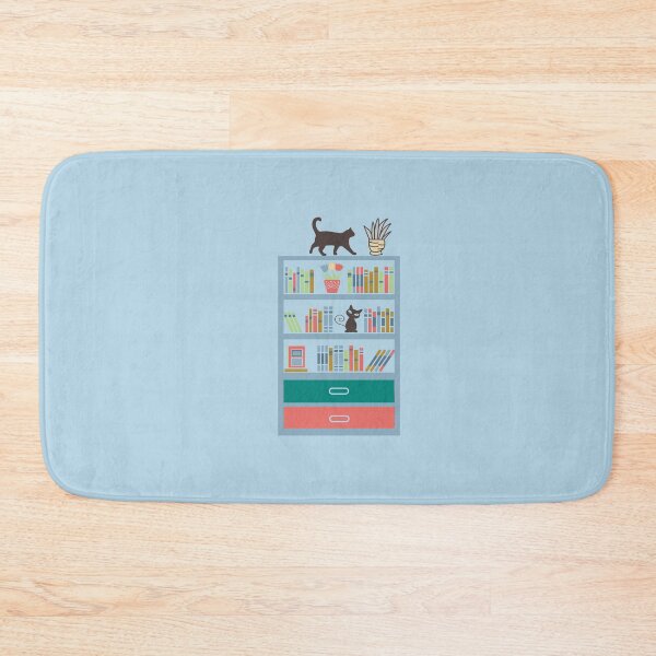 Item preview, Cats On The Bookcase designed and sold by ArtMeetsPizza.