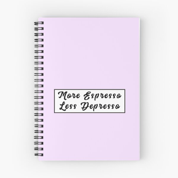 Artikelvorschau, Mehr Espresso Weniger Depresso - entworfen und verkauft von PurpleLoveStore.