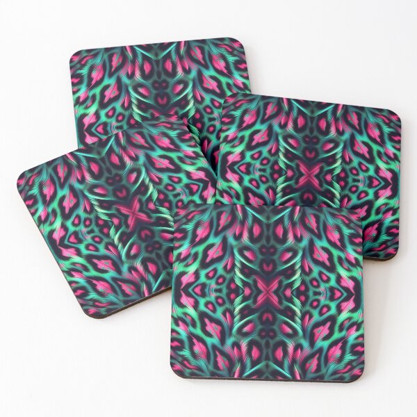 Artikelvorschau, Leopard in Pink und Grün  entworfen und verkauft von netrok.