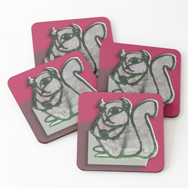 Item preview, Squirrel With Nuts (Painting by Alice CCI) designed and sold by VanyssaGraphics.