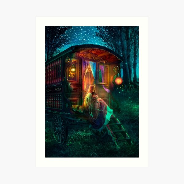 Gypsy Firefly Art Print