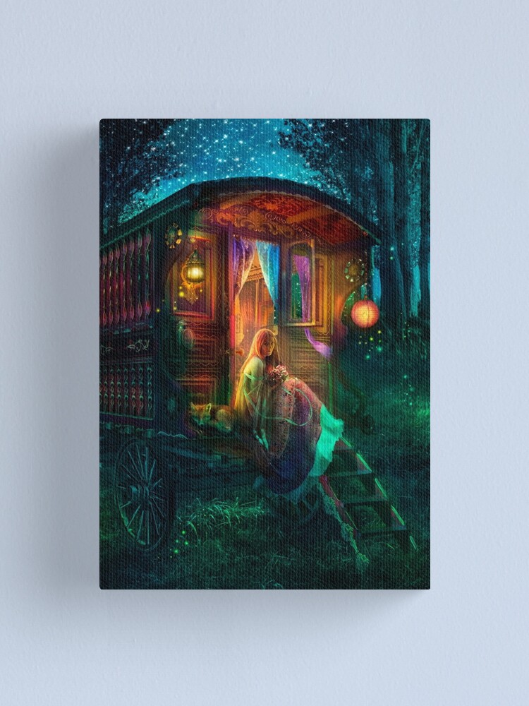 Alternate view of Gypsy Firefly Canvas Print