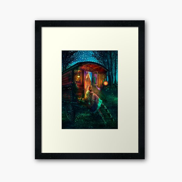 Gypsy Firefly Framed Art Print