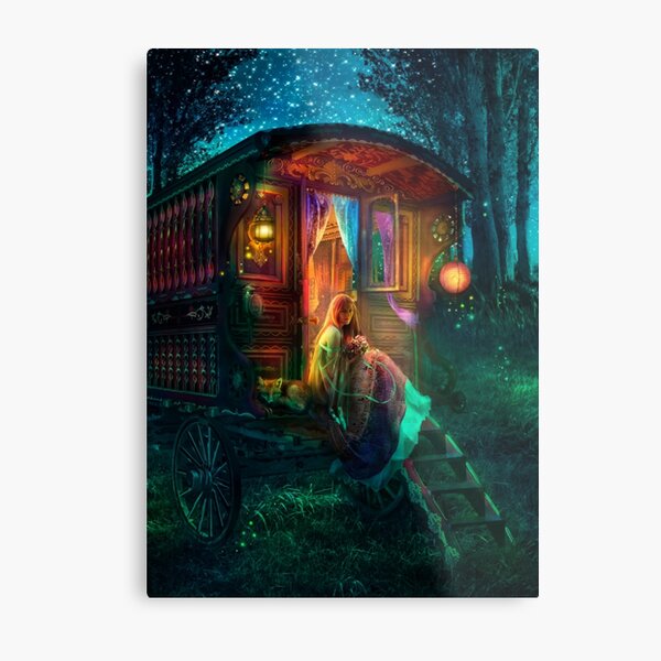 Gypsy Firefly Metal Print