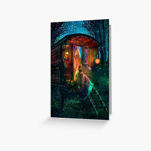 Gypsy Firefly Greeting Card