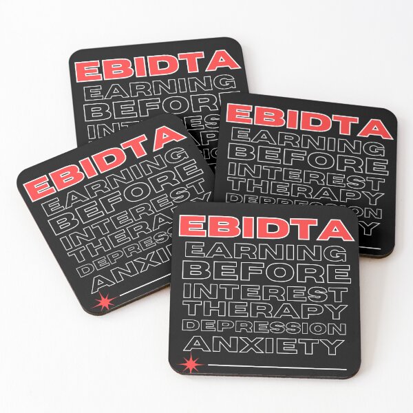 Item preview, Ebidta Earning Before Interest Depression Therapy Anxiety designed and sold by CyberArtistOne.