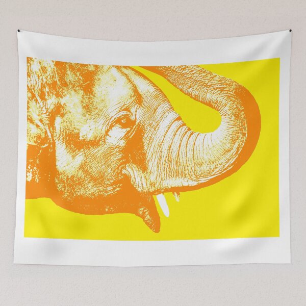 Item preview, Elephant - Yellow designed and sold by Gary Hogben.